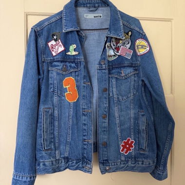 Giacca di jeans Topshop Moto