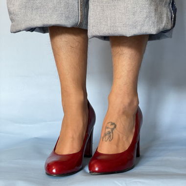 rote Pumps