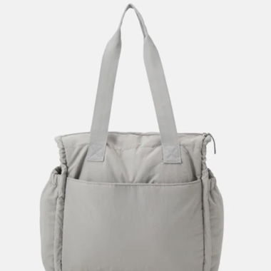 Graue Shopper-/Tasche
