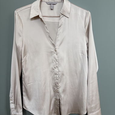 Chemisier satiné à manches longues H&M