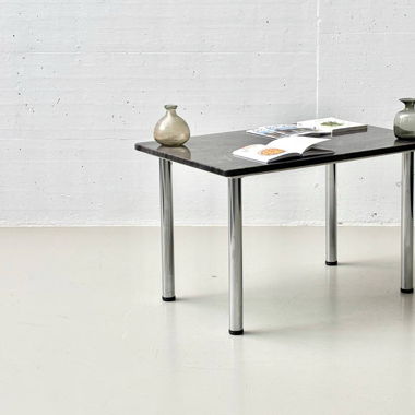 Tisch mit Marmor Tischplatte von GAMAR, 1970er 