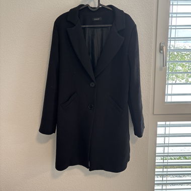 Manteau noir élégant