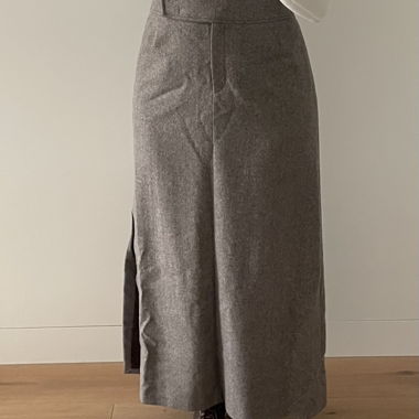 Gonna maxi in lana