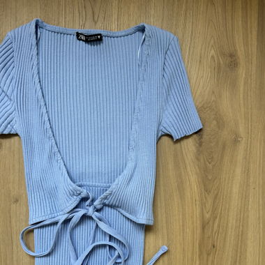Robe bleue Zara 
