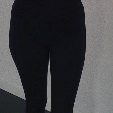 Leggings de sport taille haute noirs avec effet modelant