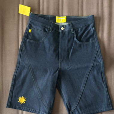 Systemic Indigo Denim Shorts