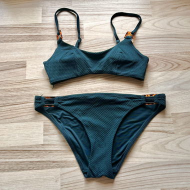 Bikini bleu canard 