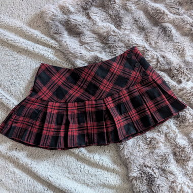 Tartan Vintage Skirt with undershorts