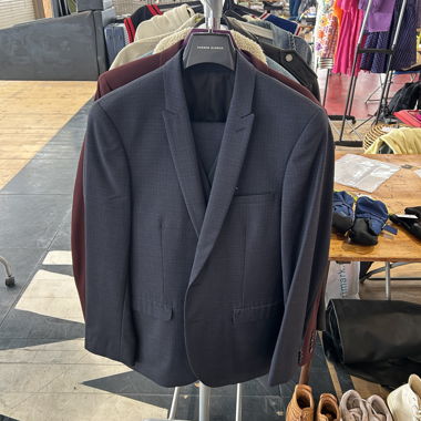 Completo 3 pezzi blu navy taglia 48