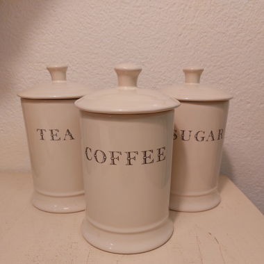 3-er Set Mason Canister
