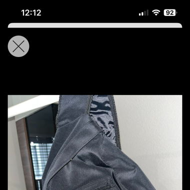 Sac en bandoulière noir