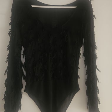 Zara Body Blouse Black Size M