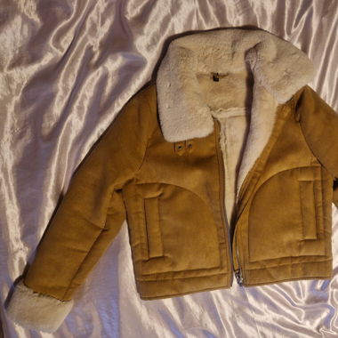 Stylische Winterjacke mit Teddyfutter