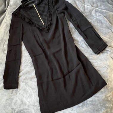 MAJE abito elegante con scollatura in pizzo
