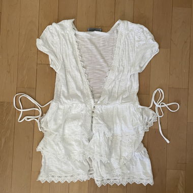 White Lace Vintage Top
