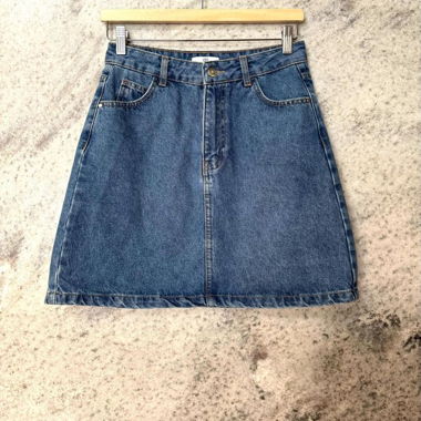 Jeans Mini Skirt 36