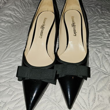 Stilettos neri verniciati taglia 39