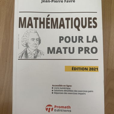 Matematica per la MATU PRO