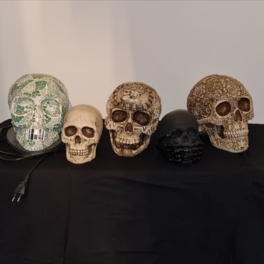 Totenkopf sammlung eine Totenkopf Lampe 