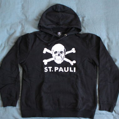 St. Pauli Hoodie Size: L, black 