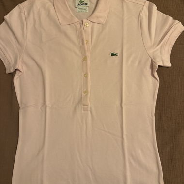 Lacoste Pink Polo Shirt