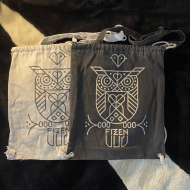 2 Sacs Fizzen Owl Noir et Blanc
