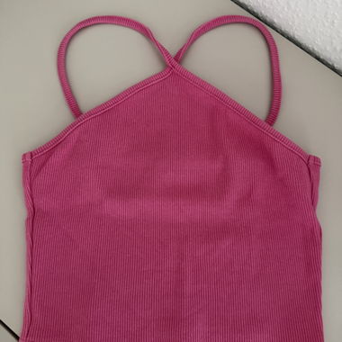 Top corto rosa Zara