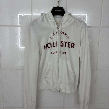 Hollister Kapuzenjacke Weiss XS