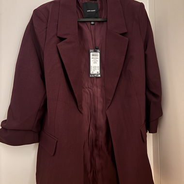 Blazer rosso vino