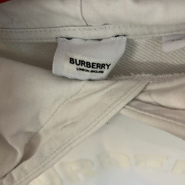 Sweat à capuche Burberry blanc