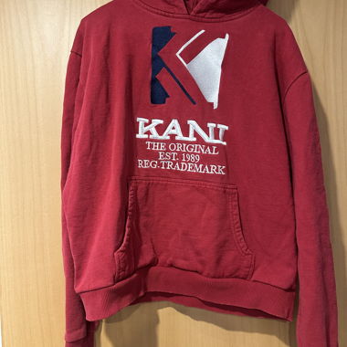 Felpa Kani rossa s oversize