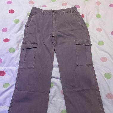 pantalon cargo violet 