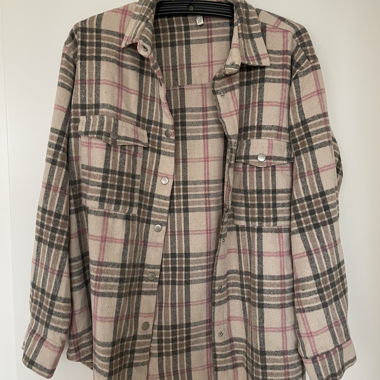 Checked fabric shirt