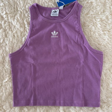 Adidas Crop Top lila