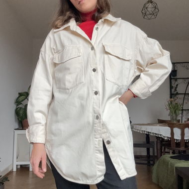 Giacca camicia oversize