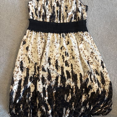 Damen Trägerkleid mit Muster