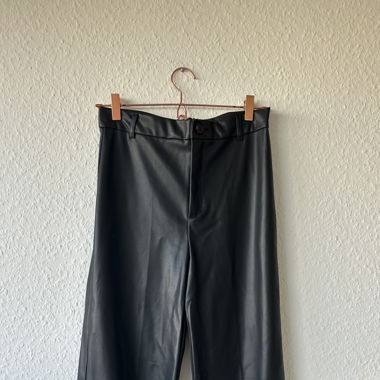 Zara Faux Leather Pants
