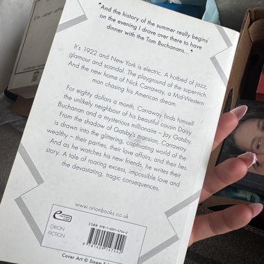 Libro "The Great Gatsby"