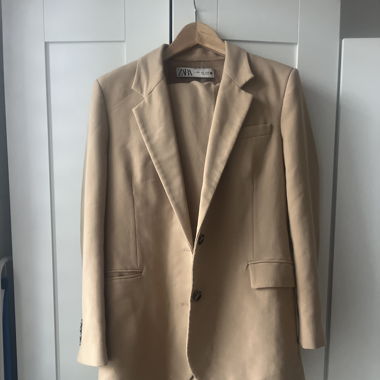 Ensemble de costume oversize beige 