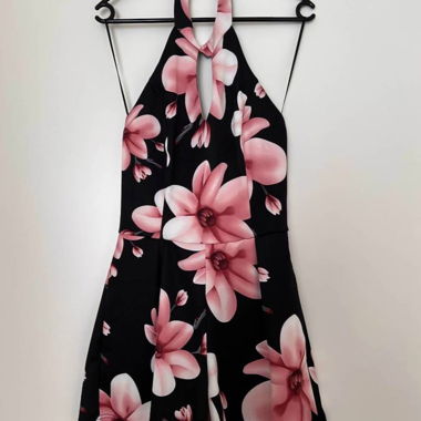 BODYFLIRT floral playsuit pink roses T36/38