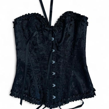 Super cute black corset, size s