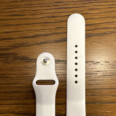 Apple Watch Armband Sport Weiss-M/L