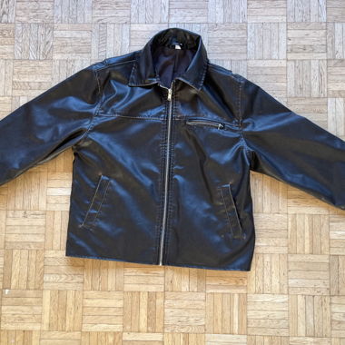 H&M braune Lederjacke