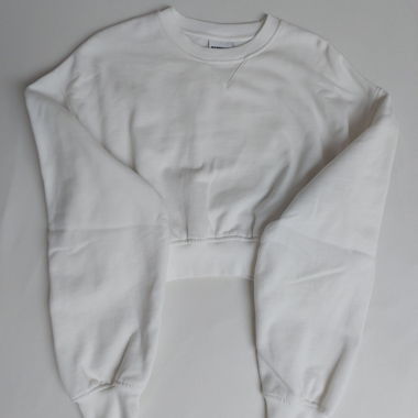 Maglione corto bianco