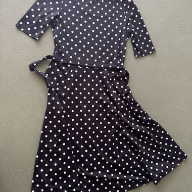 Polka Dot Wrap Dress