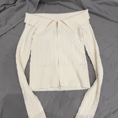 Bershka Zip Cardigan