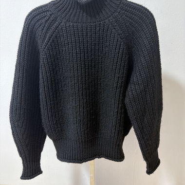 Maglione in maglia nero
