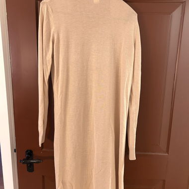 Long cardigan beige
