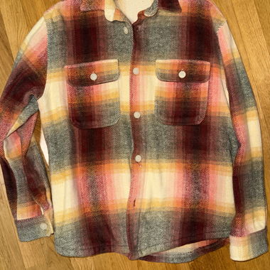 Veste-chemise à carreaux ZARA