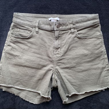 Short en denim kaki H&M